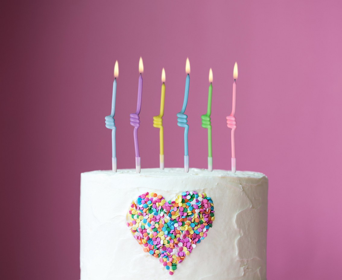 Świeczki Spirale makaronikowe 12x0,25cm 6szt BH-SSMA Go-Dan